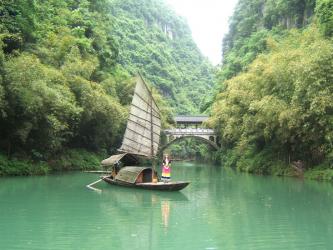 Yangtze Cruise Ships Scene 